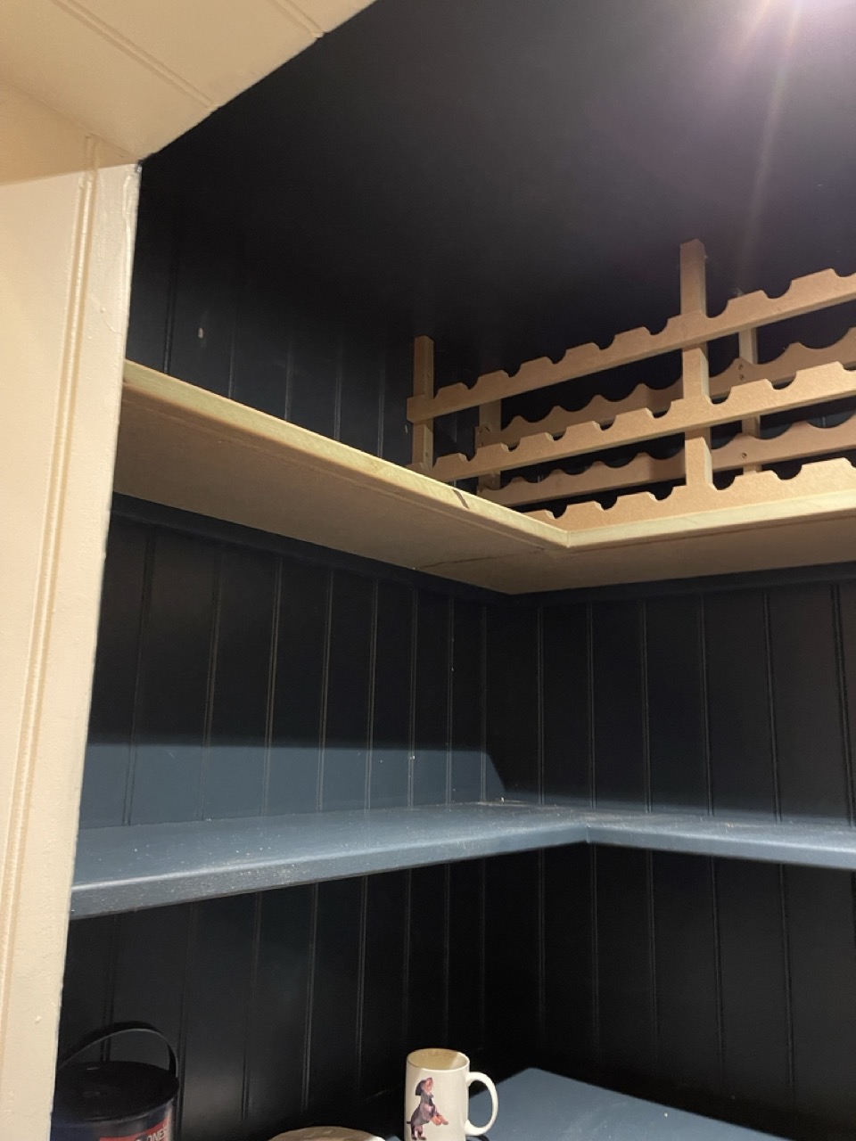 Bespoke larder cupboard, custom joinery for this Edinburgh kitchen project