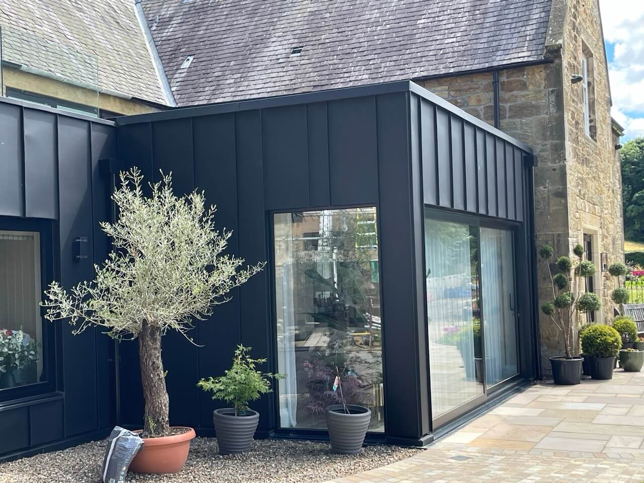 Bespoke extension in Lothian Edinburgh. B Thompson offers joinery extension services.